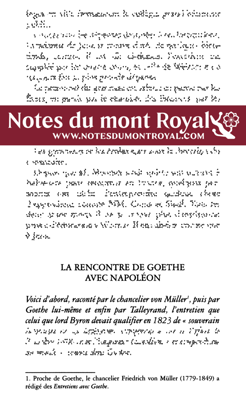 dans « Dans un jardin du monde : l’Europe selon Gœthe » (éd. M. Sell-Calmann-Lévy, coll. Petite Bibliothèque européenne du XIXᵉ siècle, Paris), p. 86-100