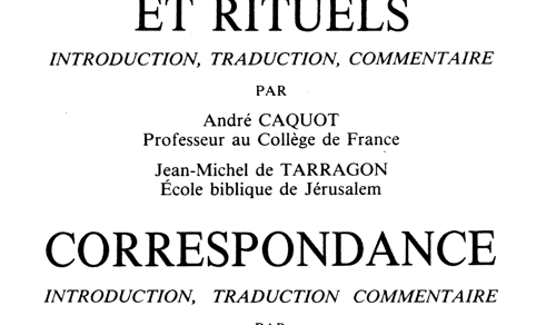 éd. du Cerf, coll. Littératures anciennes du Proche-Orient, Paris
