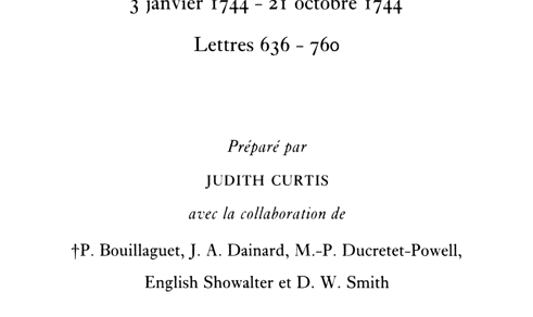 éd. Voltaire Foundation-Taylor Institution, Oxford